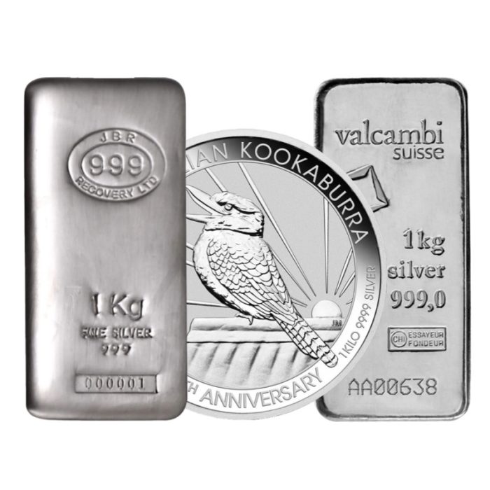 1 KG Silver Bullion .999 Our Choice