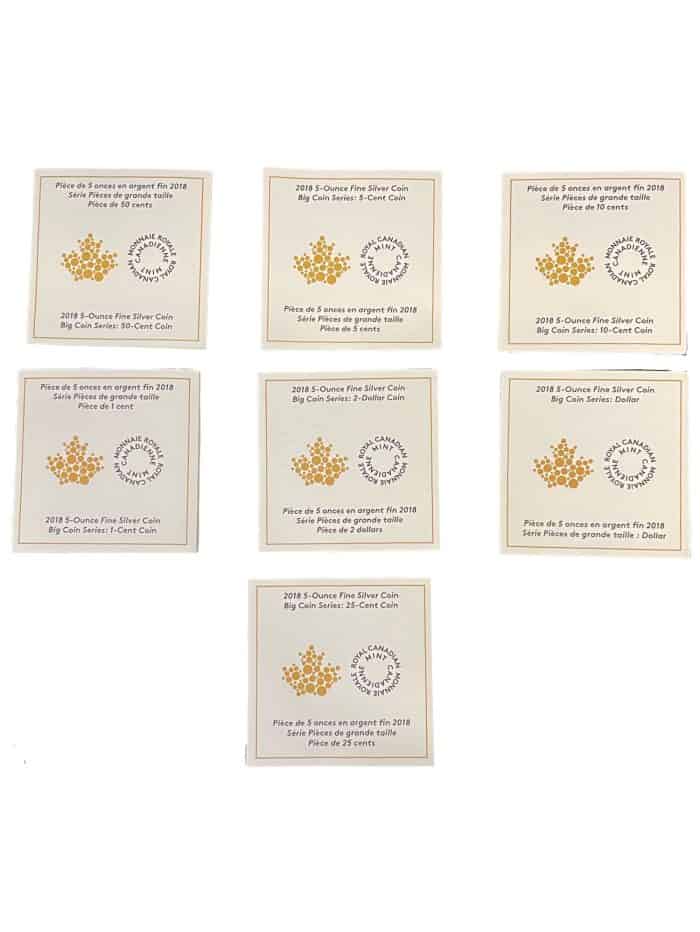 2018 5-Ounce Silver Big Coin Series, .9999 - Image 3
