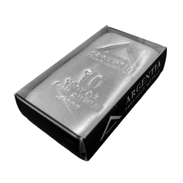 10 oz Argentia Silver Bar .999 - Image 2