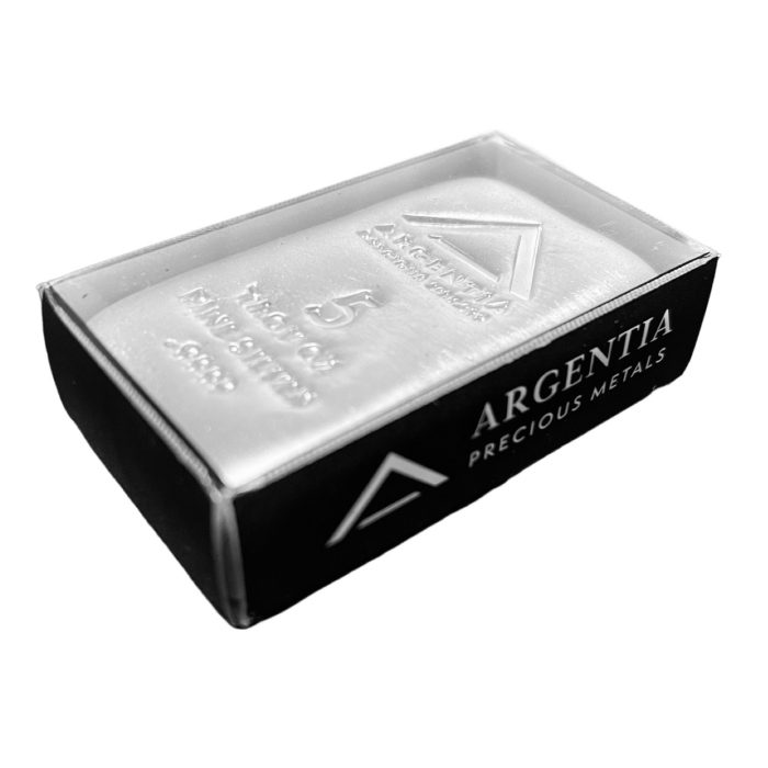 5 oz Argentia Silver Bar .999 - Image 3