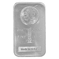 1 oz Morgan Dollar Silver Bar .999