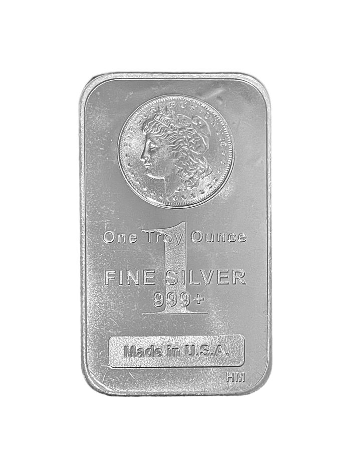 1 oz Morgan Dollar Silver Bar .999