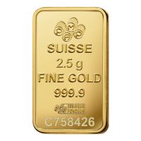 2.5 gram PAMP Suisse Gold Bar .9999 - Image 4