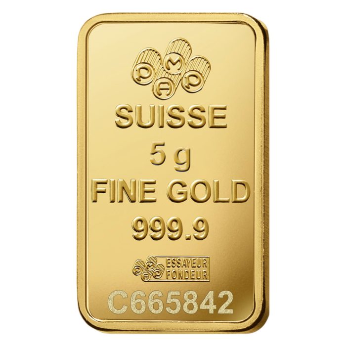 5 gram PAMP Suisse Gold Bar .9999 - Image 4