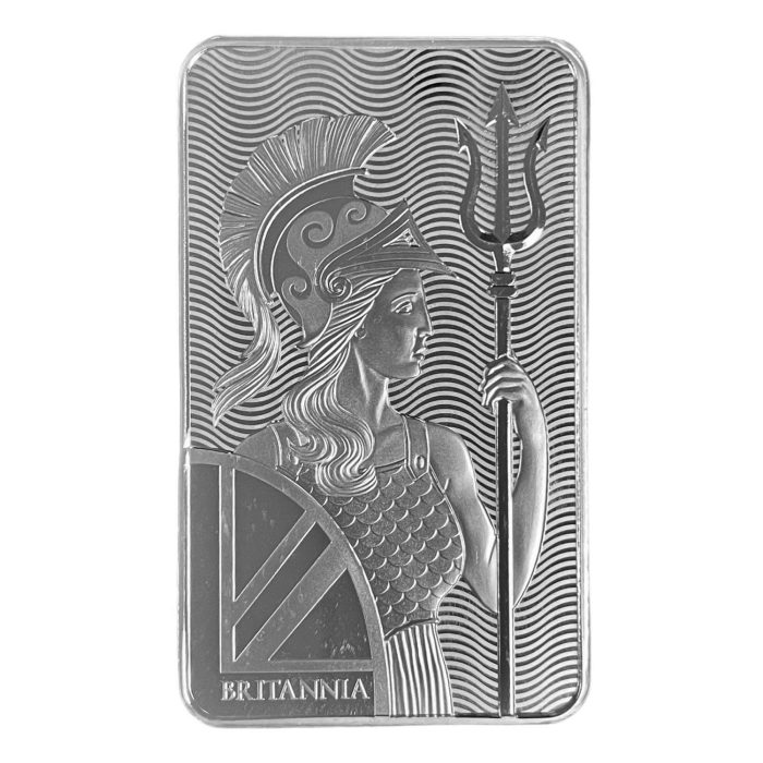 100 oz. Royal Mint Britannia Silver Bar .999
