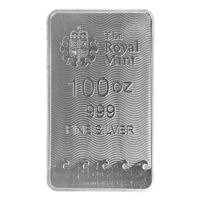 100 oz. Royal Mint Britannia Silver Bar .999 - Image 2