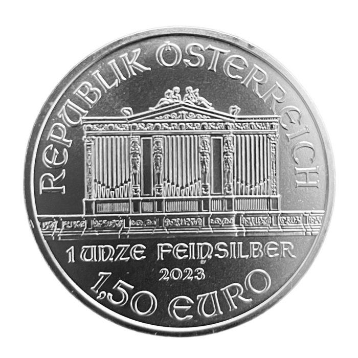 1 oz 2023 Philharmonic Silver Round .9999