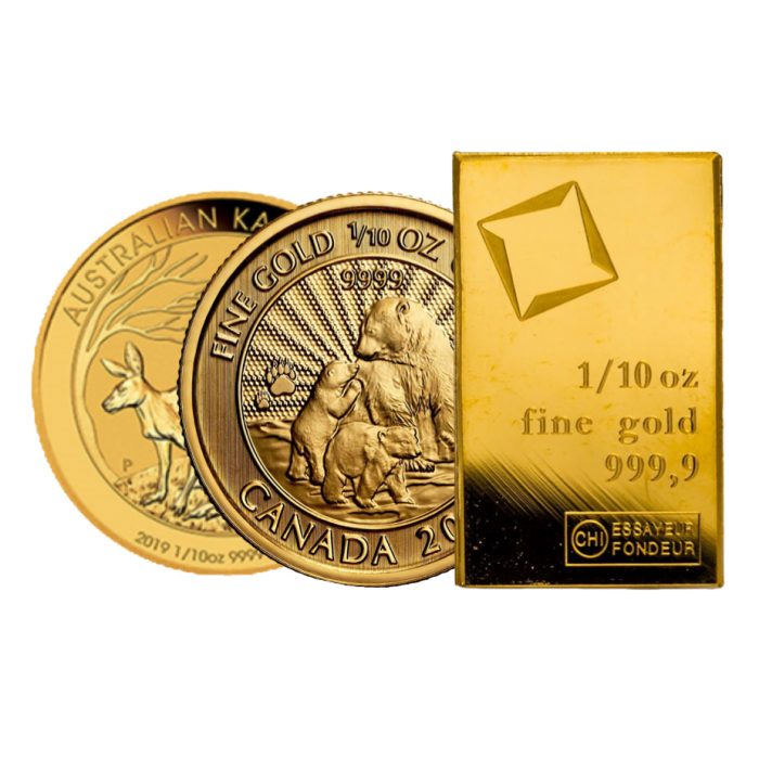 1/10 oz Our Choice Gold Bullion .9999