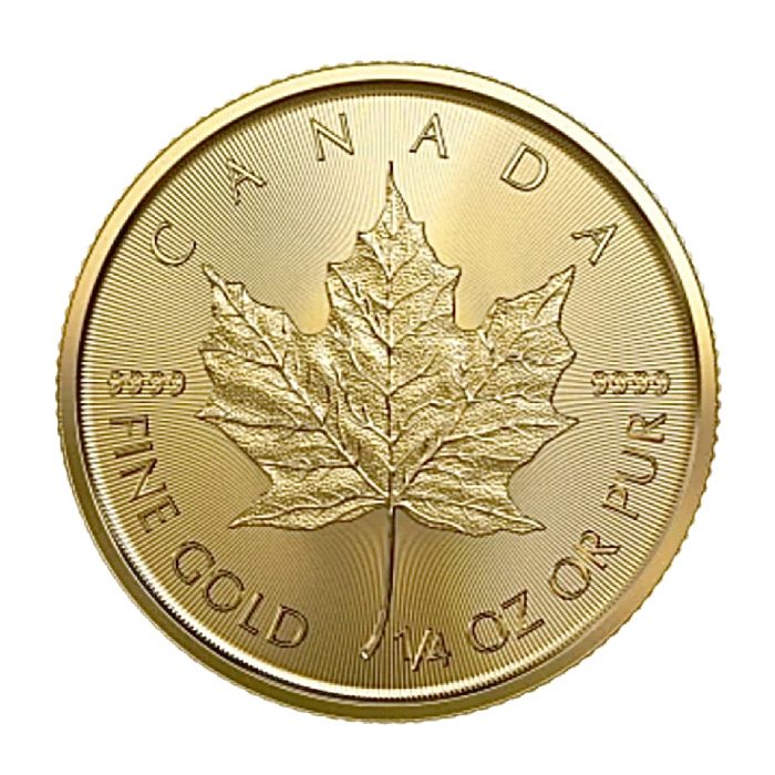 1/4 oz 2023 RCM Canadian Gold Maple .9999