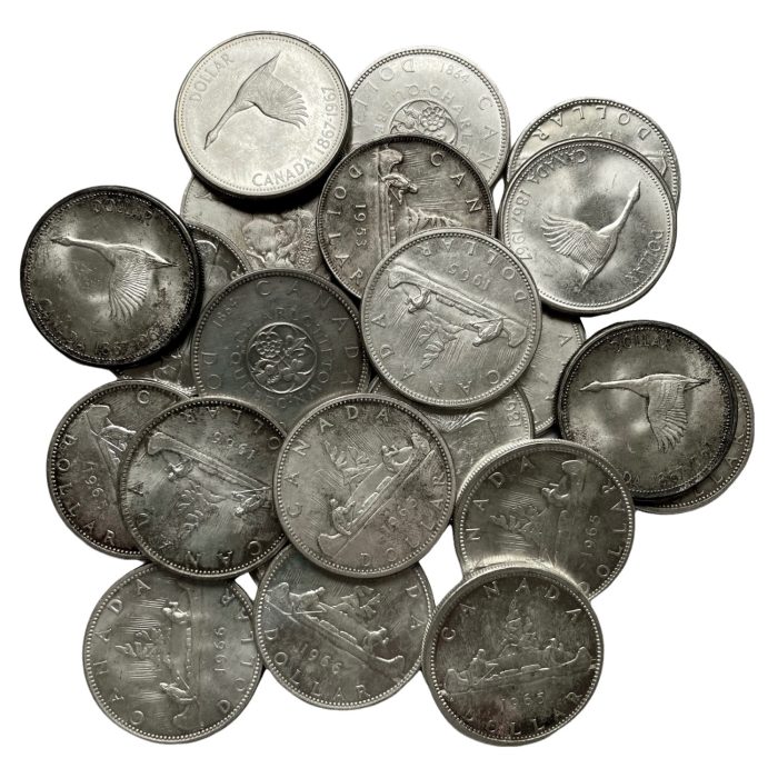 Pre-1967 - Canadian Silver Dollars - 80% Pure Silver