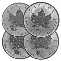 1 oz RCM Canadian Silver Privy Maple .9999