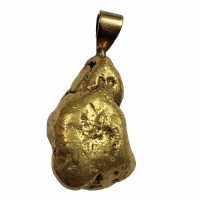 Natural Large Gold Nugget Pendant