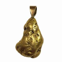 Natural Large Gold Nugget Pendant - Image 3